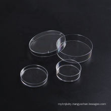 Laboratory disposable transparent culture cell bacteria plastic petri dish with cover